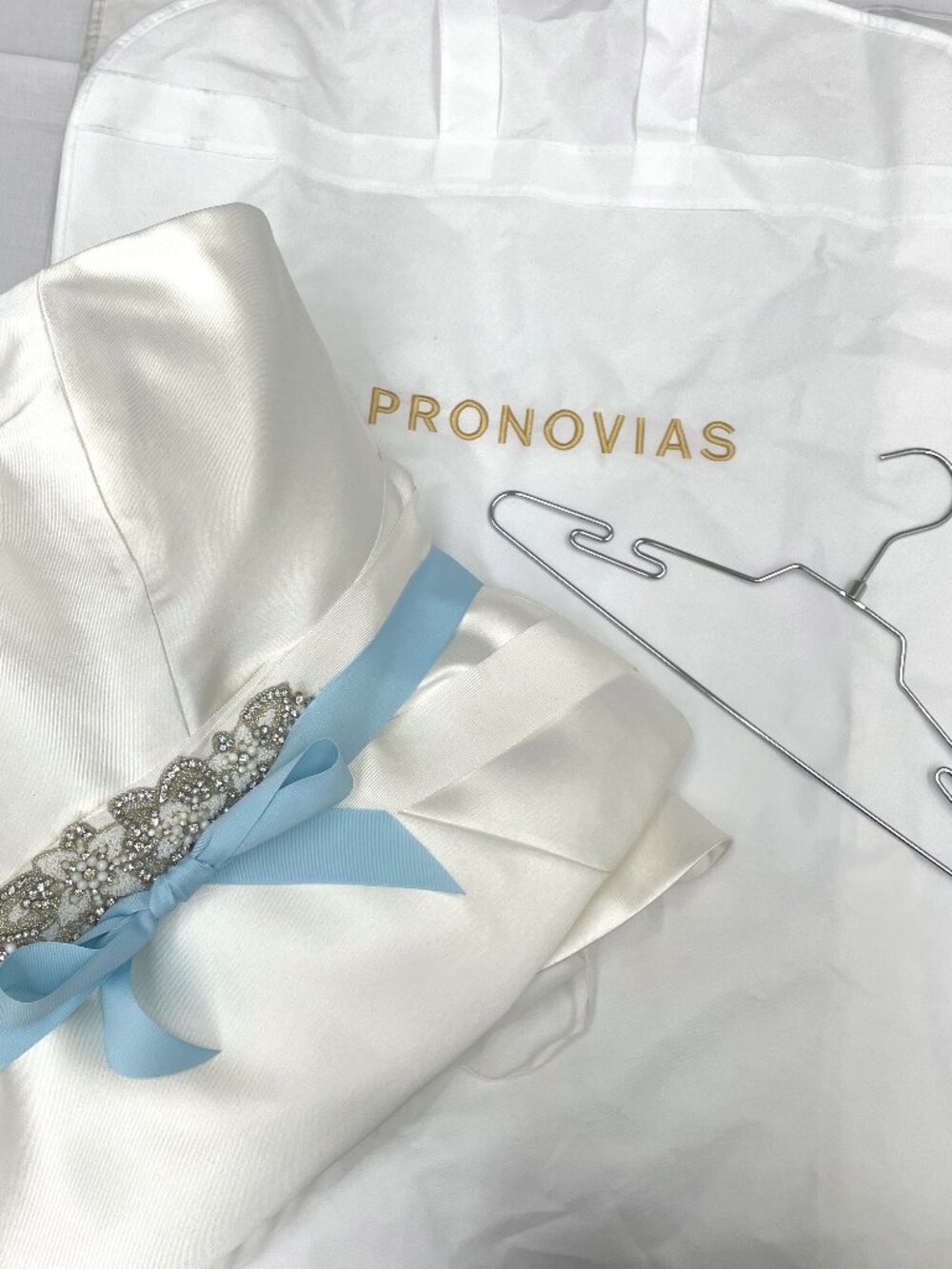 Pronovias "Oberon" Plus Size Mikado Mermaid Wedding Dress - Picture 13 of 13